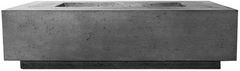 XO Handcrafted Pewter Rectangular Fire Table