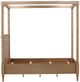 Dovetail Furniture Marcellina Natural Queen Canopy Bed-4