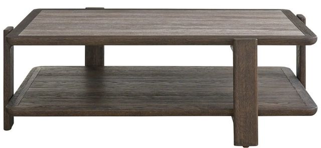Universal Explore Home™ Modern Dark Gray Cocktail Table with Sable Base-2