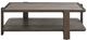 Universal Explore Home™ Modern Dark Gray Cocktail Table with Sable Base-2