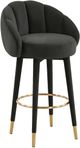 TOV Furniture Myla Black Swivel Bar Stool-0