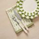 TOV Furniture Dolce 4-Piece Olive Green Natural Cotton Napkin Set-1