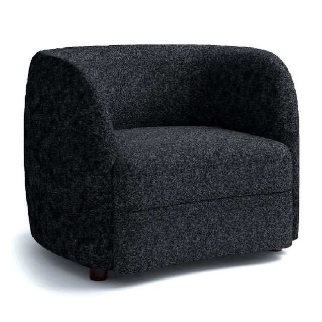 Furniture of America® Versoix Black Chair-0