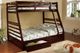 Titus Furniture Espresso Twin/Full Bunk Bed with Storage-0