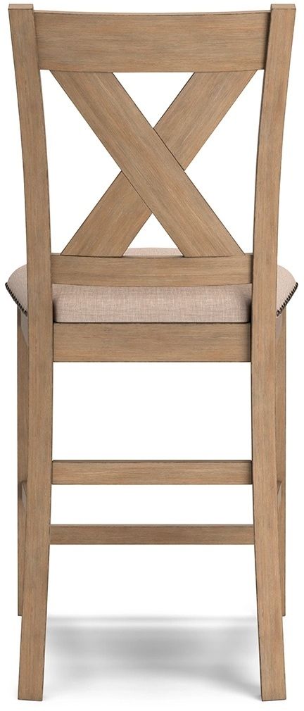 Signature Design by Ashley® Sanbriar Light Brown 40" Counter Stool-3