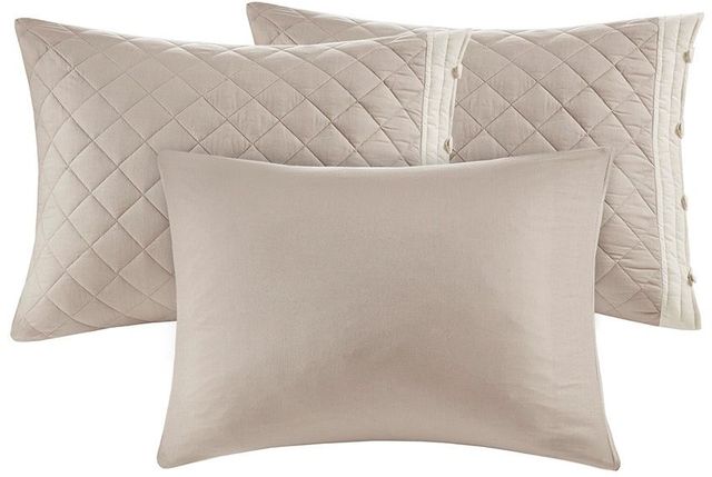 Olliix by Madison Park 6 Piece Khaki Breanna Cotton Daybed Cover Set-2