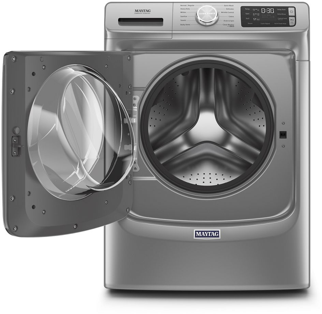 Maytag® 5.5 Cu. Ft. Metallic Slate Front Load Washer-1