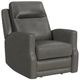 Flexsteel® Maxwell Cinder Power Gliding Recliner with Power Headrest and Lumbar-0