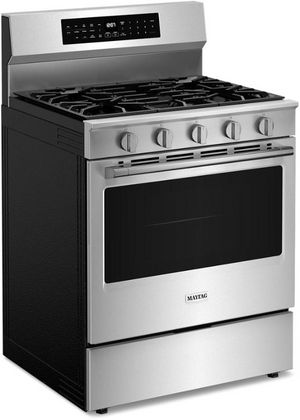 Maytag 30" Fingerprint Resistant Stainless Steel Freestanding Gas Range
