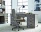 Magnussen Home® Lancaster Dovetail Grey Swivel Chair-4