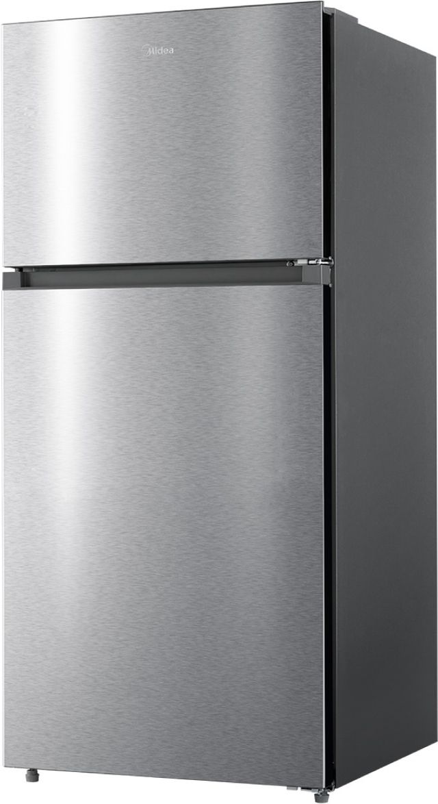 Midea 28" 14.2 Cu. Ft. Fingerprint Resistant Stainless Steel Garage Ready Counter Depth Top-Freezer Refrigerator-4