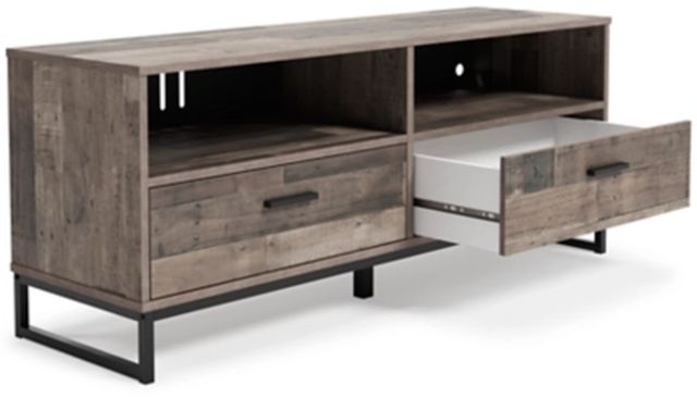Signature Design by Ashley® Neilsville Multi Gray Rich Brown 59" TV Stand-1