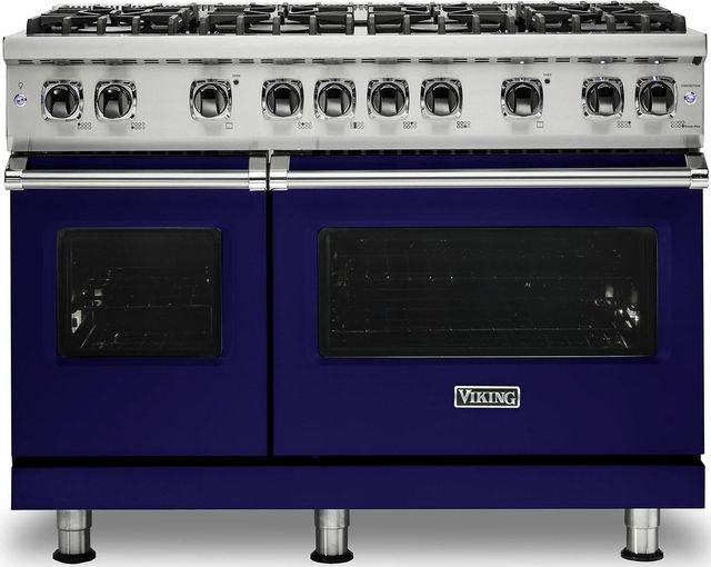 Viking® Professional 5 Series 48" Pro Style Dual Fuel Range-Cobalt Blue-0