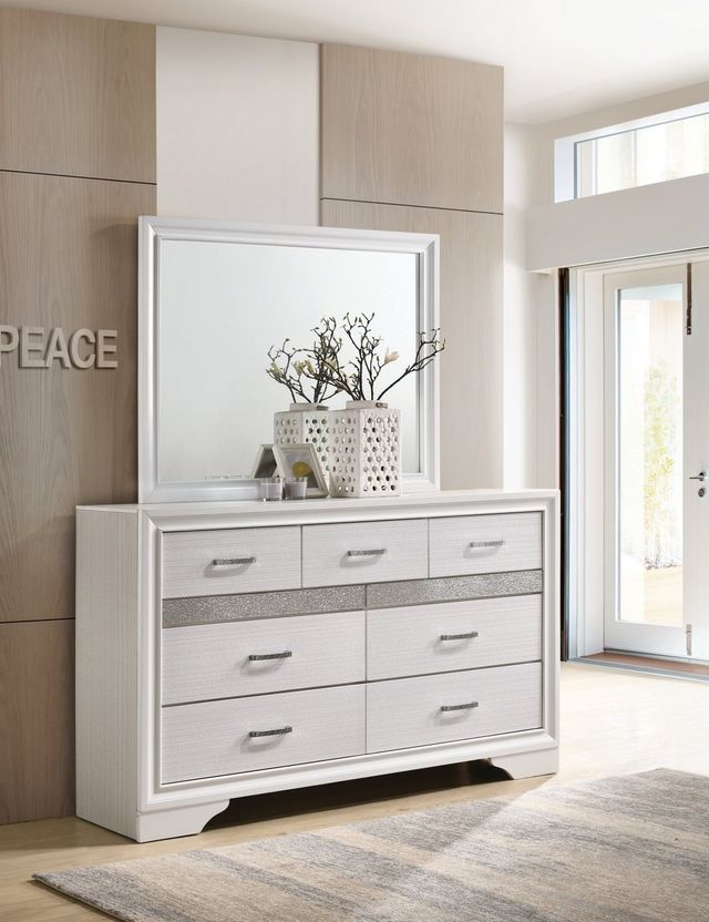 Coaster® Miranda White Dresser Mirror-5