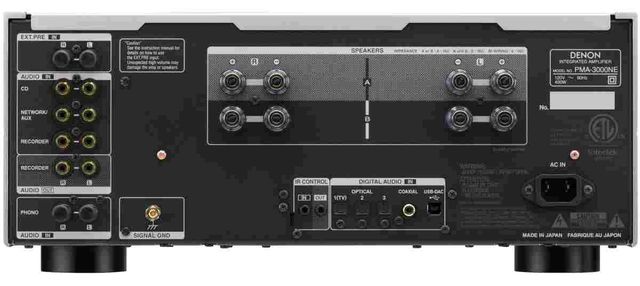 Denon® HiFi 3000 Series 2.0 Channel Silver Integrated Amplifier-3