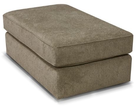 Creek Side Customs Customizable Rouse Black Castered Ottoman-0