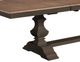 John Thomas Furniture® Vista Coal/Hickory Extension Dining Table with Banks Trestle Base-1