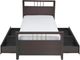 Modus Furniture Nevis Espresso Full Platform Storage Bed-2