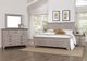 LM Co Home By Vaughan-Bassett Bungalow Home by Ben & Erin Napier Dover Gray King Mantel Bed-1