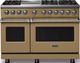 Viking® 5 Series 48" Golden Hour Pro Style Dual Fuel (NG) Range with Polished Chrome Trim-0
