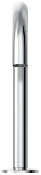 KOHLER® Components® Polished Chrome 1.2 GPM Bathroom Sink Faucet Spout with Tube Design-4