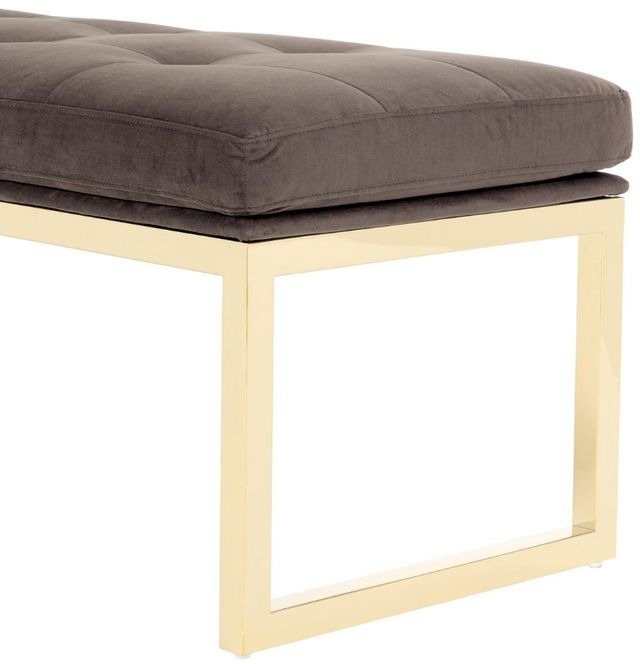 Michael Amini® Dahlia Chocolate Brown Accent Bench-4