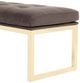 Michael Amini® Dahlia Chocolate Brown Accent Bench-4