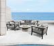 CabanaCoast® Customizable Cove Synthetic Fiber 32" Outdoor Round Bar Table-5