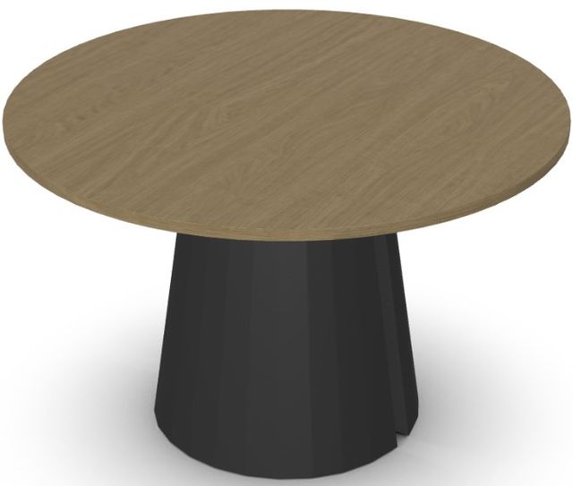Amisco Customizable Gemma Thermo Fused Laminate 48'' Bar Height Round Table-1