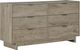 Signature Design by Ashley® Oliah 4-Piece Natural Full Panel Headboard Bed Set-2