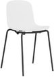 EQ3 Holi White/Black Outdoor Dining Side Chair-0