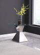 Coaster® Jenny Glass Top End Table with Chrome Base-4