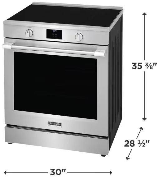 Frigidaire Professional® 30" Smudge-Proof® Stainless Steel Slide-In Induction Range-2