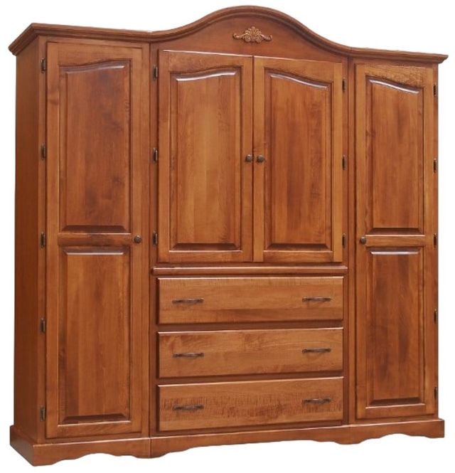 Wolfcraft Furniture Vintage Brown Master Wardrobe-0