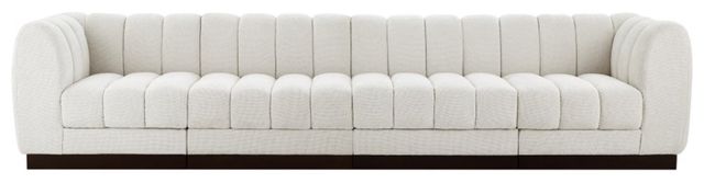 Meridian Furniture Quinn 4-Piece Cream Modular Sofa-1