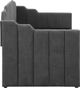Coaster® Kingston Charcoal Upholstered Twin Daybed with Trundle -2