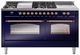 Ilve® Nostalgie II Series 60" Midnight Blue Pro Style Dual Fuel Range-0