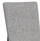 Elements International Marlene Black/Gray Dining Side Chair-2