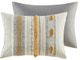 Olliix by INK+IVY Cody 3 Pieces Gray and Yellow Full/Queen Cotton Comforter Set-1