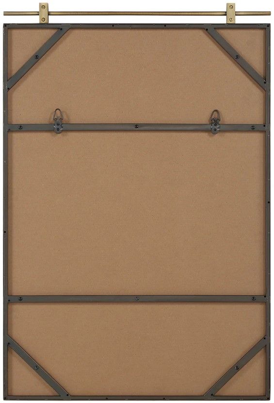 Renwil® Neem Dark Antique Brushed Brass Accent Mirror-3