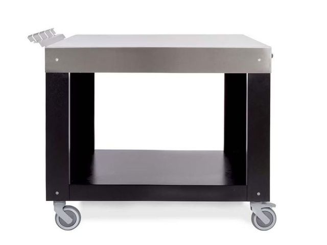 Alfa 28" Multi-Functional Base & Prep Station Silver Black-0