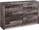 Benchcraft® Derekson 5-Piece Multi Gray King Panel Storage Bed Set-2