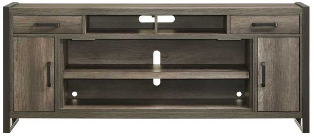 Liberty Furniture Tanners Creek Graystone 78" Fireplace TV Console-2