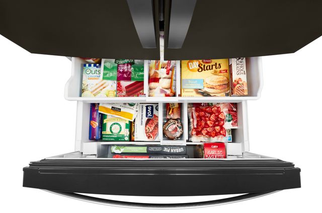 Whirlpool® 36 in. 26.8 Cu. Ft. Black Stainless Steel French Door Refrigerator-1