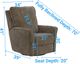 Catnapper® Belton Sand Power Swivel Gliding Recliner-5