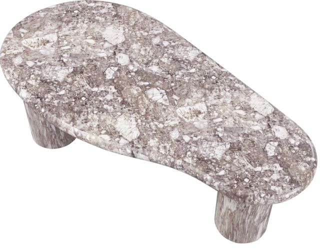 Meridian Furniture Sassari Brown Marble Coffee Table-3