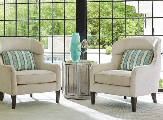 Lexington Home Ariana Rochelle Mirrored Top Octagonal Storage Table with Silver Leaf Base-1