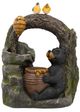 A & B Home Gray/Green 2-Tier Outdoor Decorative Water Fountain-1