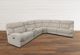 Man Wah Taupe 6 Piece Power Reclining Sectional-5