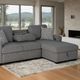 Furniture of America® Chatham Gray Right-Arm Facing Sectional-5